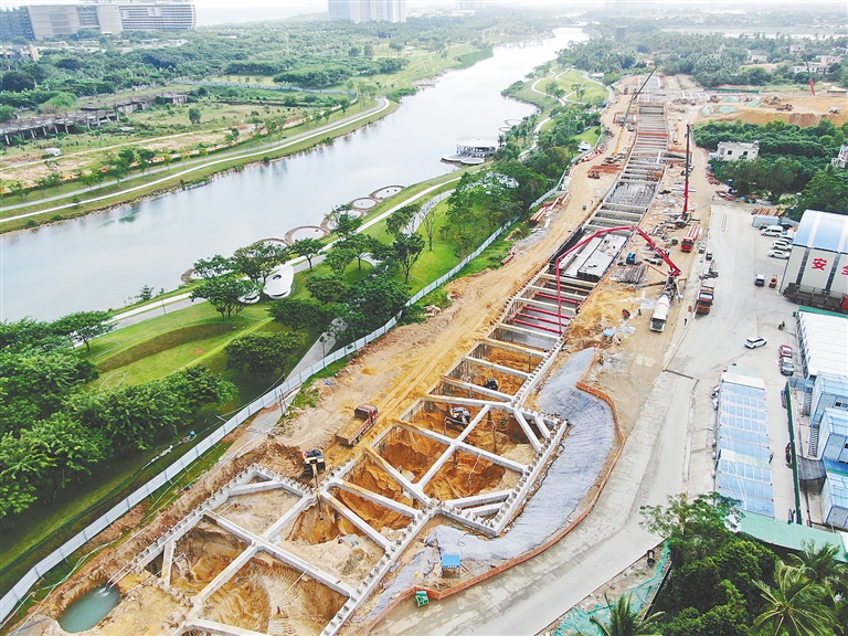 科技监测加快推进我省首条特长距离地下市政道路施工